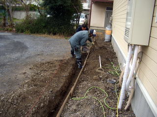 外構工事　機能門柱　板橋区